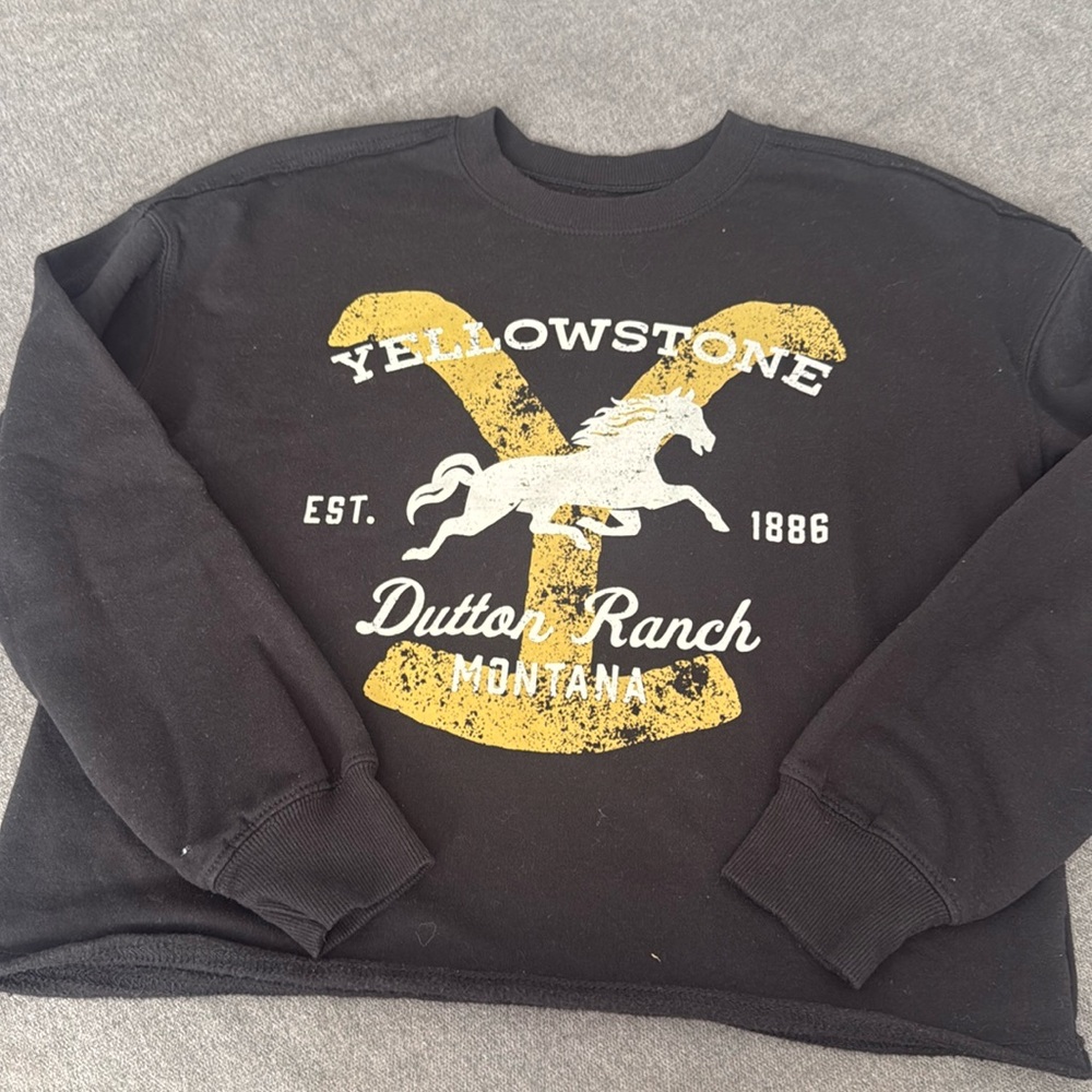 Western Cowboy Yellowstone Ranch Cropped shirt